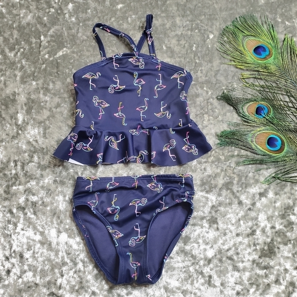 City Streets Flamingo 2 Piece Swimsuit